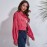Popular Outdoor Model Real Shot Lantern Sleeve Corduroy Jacket Short Coat Women Loose Long Sleeve Autumn Winter Women Clothing