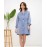 Fried Sand Vintage Wash Denim Loose Lantern Sleeve Shirt Dress Popular