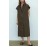 Summer Women Clothing Collared Short Sleeve Breasted Chest Pocket Shirt Dress for Women
