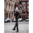 New Fashion Faux Shearling Jacket Long Sleeve Coat