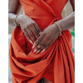 Women Clothing Sleeveless Solid Color Sexy Blazer Dress African Niche Spring Casual