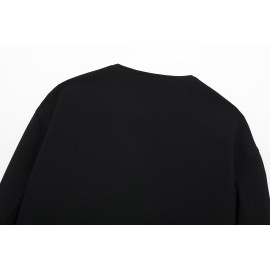 Women Clothing Simple Pocket Bomber Jacket Coat