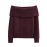 Women Wild Design off-Shoulder Long Sleeve Sweater