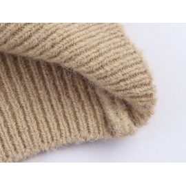 Women Clothing Autumn French Minority Towel Knitted V neck Pocket Cardigan Sweater Vest