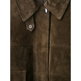 Women Clothing Autumn Retro Pure Leather Bomber Jacket Coat