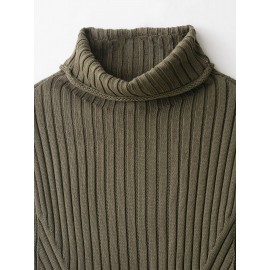 Women Clothing Turtleneck Knitting Vest