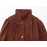 Elegant Women Clothing Solid Color Suede Pleated Stand Collar Coat