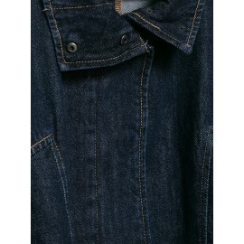 Simple Short Bat Sleeve Denim Jacket Coat