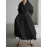 Women Clothing Autumn Winter Casual Advanced Long Sleeved Cardigan Maxi Dress