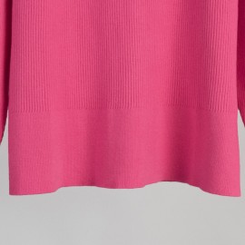 Autumn Winter Trend All Match Simple Casual Polo Collar Collared Pullover Knitted Sweater