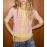 Spring Women Street Hollowed out Patchwork Knitting Coat