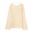 Women Clothing Popular All Match Casual Crochet Hollow Out Cutout Sweater