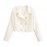 Women Clothing Fashionable All-Match Elegant Gold Plated Breasted Double Breasted Coat Trendy