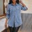Casual All Matching Women Wear Denim Shacket