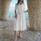 Women Clothing Spring Summer French Elegant Graceful Fashionable Shirt Dress