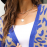 Women Clothes Mid Length Leopard Print Striped Sweater Coat Autumn Winter Series Knitted Cardigan Women
