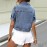 T shirt Shory Denim Jacket