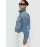 Retro Stand Collar Jacket Loose Wash Denim Women Long Sleeved Coat