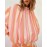 Women Clothing Stand Collar Long Sleeve Striped Bomber Jacket
