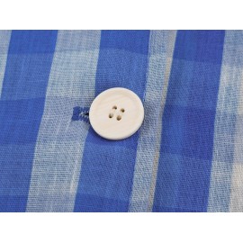 Office Polo Collar Stripes Trench Coat Women Blue Intellectual Elegant Design
