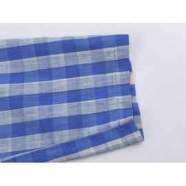 Office Polo Collar Stripes Trench Coat Women Blue Intellectual Elegant Design
