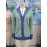 Autumn Winter Denim Contrast Color Lapels Button Loose Long Sleeve Sweatershirt Women