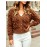 Plush Tassel Short Knitted Cardigan V neck Single Breasted Long Sleeve Texture Sweater Coat Autumn Winter