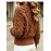 Plush Tassel Short Knitted Cardigan V neck Single Breasted Long Sleeve Texture Sweater Coat Autumn Winter