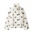 Women Long Sleeve Stand Collar Polka Dot All Match Bomber Jacket Short Coat