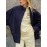 Workwear Stand Collar Jacket for Women Autumn Winter Loose Drop Shoulder Simple Office Casual Outerwear Women Clothing