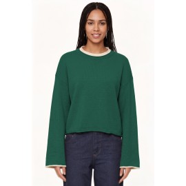 Autumn Winter Pullover Sweaters Women Clothing Loose Crew Neck Casual Knitwear for Women
