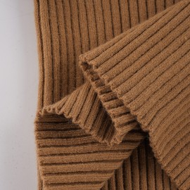 Fashionable Elegant Lightly Mature Loose Batwing Sleeve Sweater Autumn Winter Casual off Shoulder Waist Tight Woolen Top