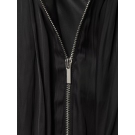 Women Clothing Autumn Loose All Matching Batwing Sleeve Black Short Jacket Coat