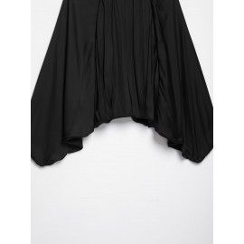 Women Clothing Autumn Loose All Matching Batwing Sleeve Black Short Jacket Coat