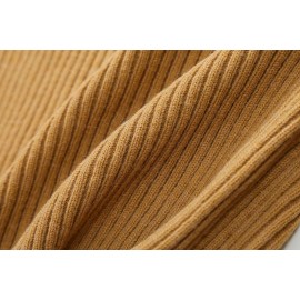 Off Shoulder Beige Long Sleeve Pullover Women Autumn Loose Cable Knit Sweater Gentle Korean All Matching Top