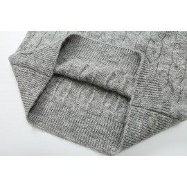 Sweater Thickened Thermal Base Knitwear Autumn Winter Collared Brand Top