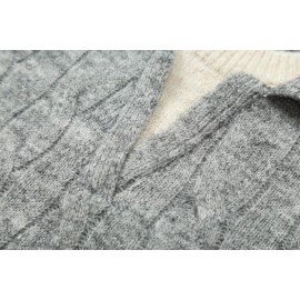 Sweater Thickened Thermal Base Knitwear Autumn Winter Collared Brand Top