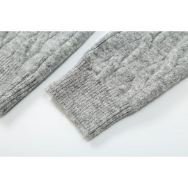 Sweater Thickened Thermal Base Knitwear Autumn Winter Collared Brand Top