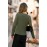 Earth Tone Green Sweater