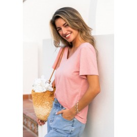 English Rose Pink Top