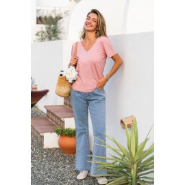 English Rose Pink Top
