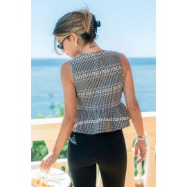 Happy Camper Gingham Top