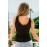 Heart Eyes Black Tank Top